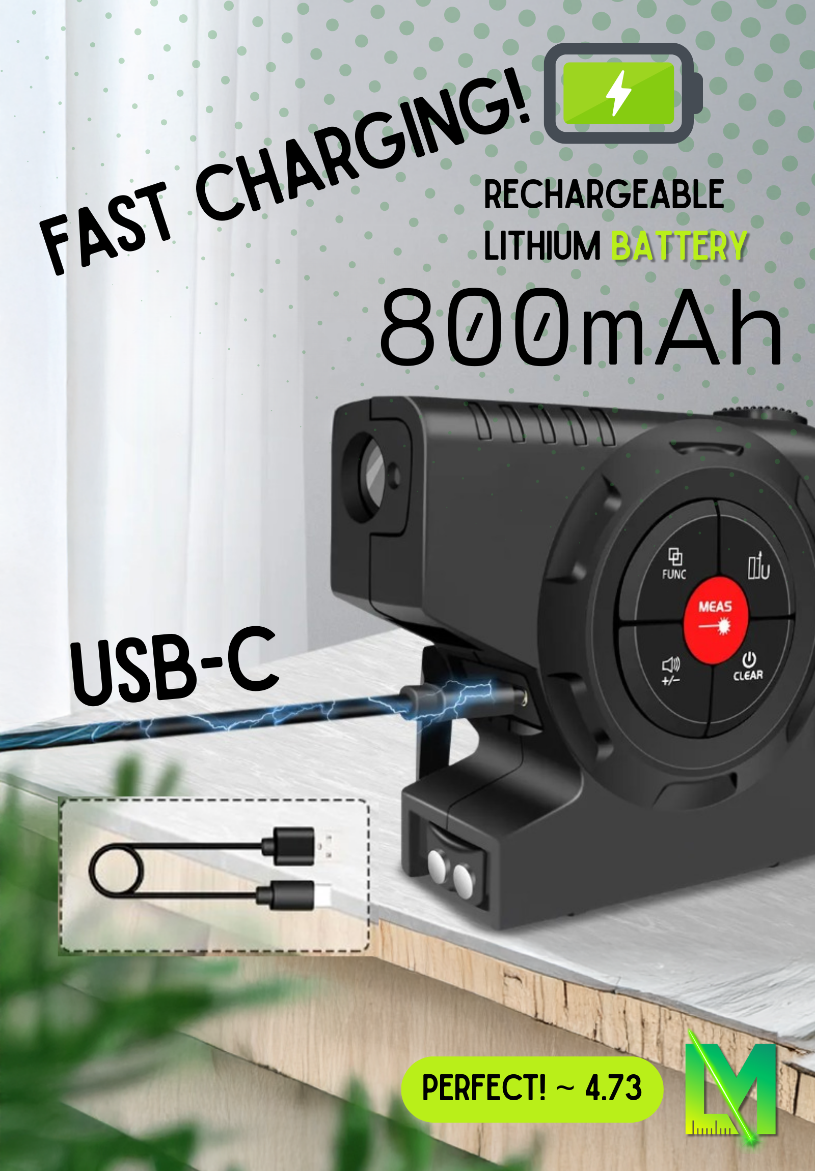 LaserMate™ 3in1 Laser Tape